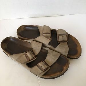Birkenstock Beige Double Strap Sandals